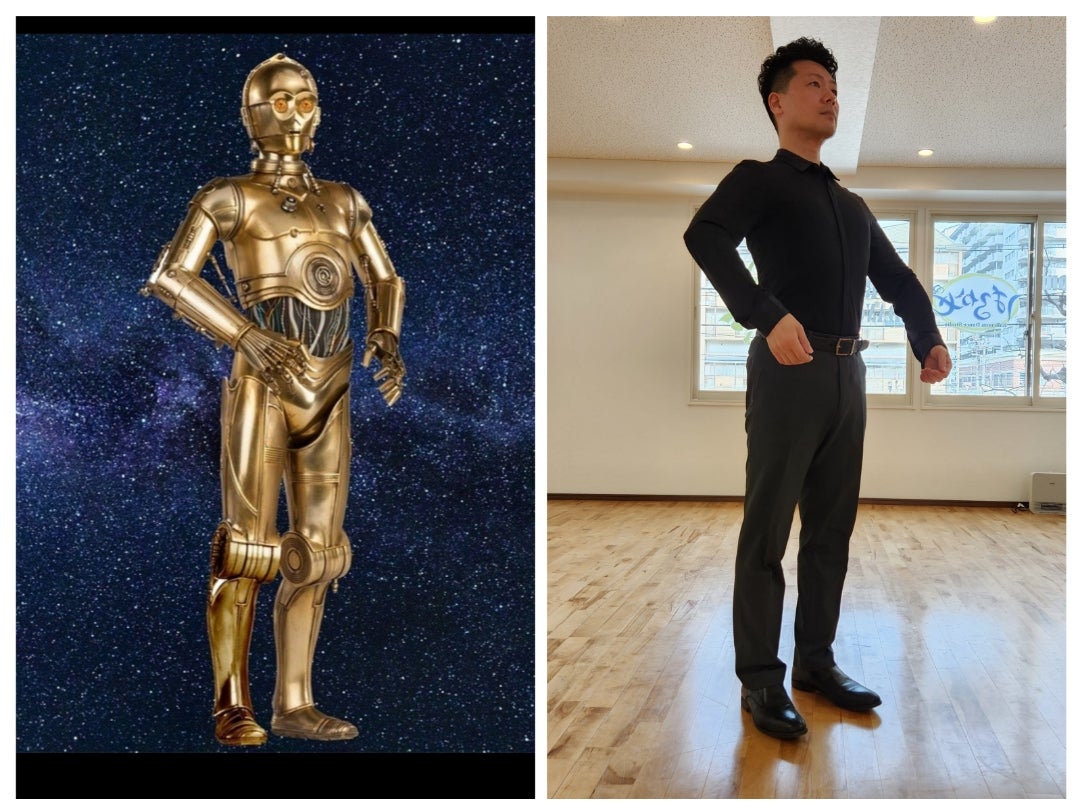【教室ブログ】人間とロボットの姿勢の比較